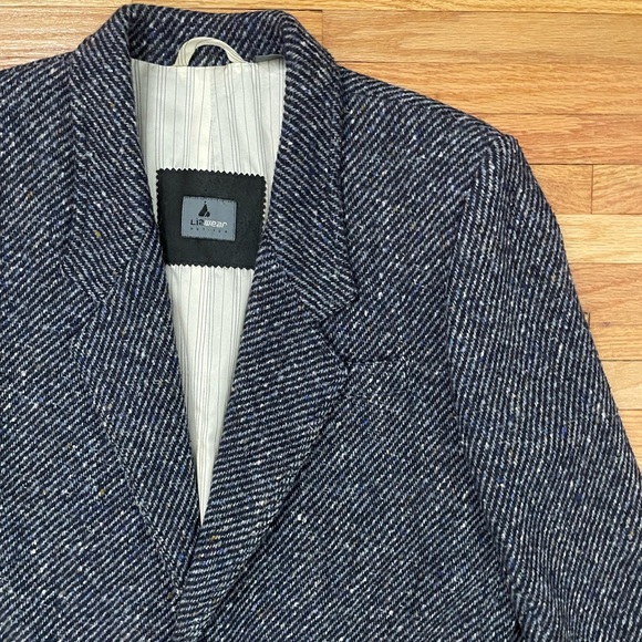 Vintage Navy Tweed Blazer - Picture 3 of 16